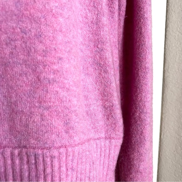 J. Crew women's Wool and Alpaca blend Crewneck Heather Rose/Pink Sweater Size Sm - Picture 11 of 13